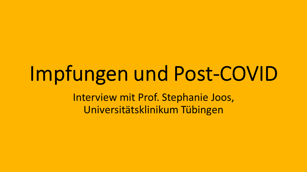 Interview: Welchen Einfluss haben Impfungen auf die Entwicklung von Post-COVID?